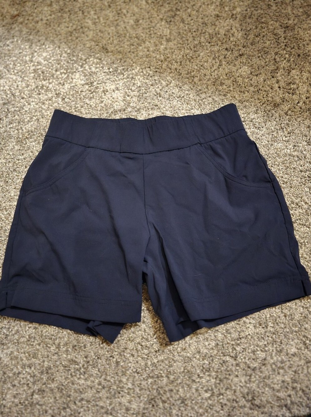 Columbia Navy Blue Women's Athletic Shorts MEDIUM